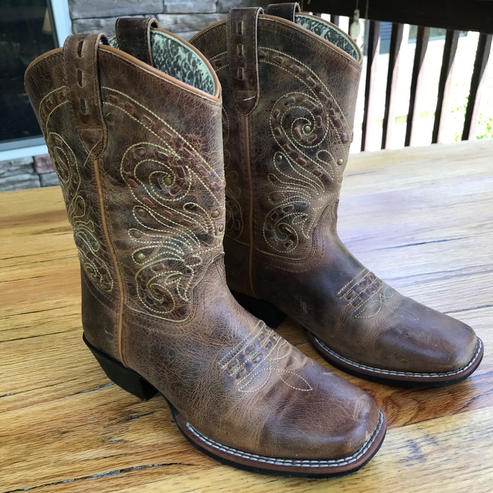 Girls Smoky Mountain Western Boot size 3.5R